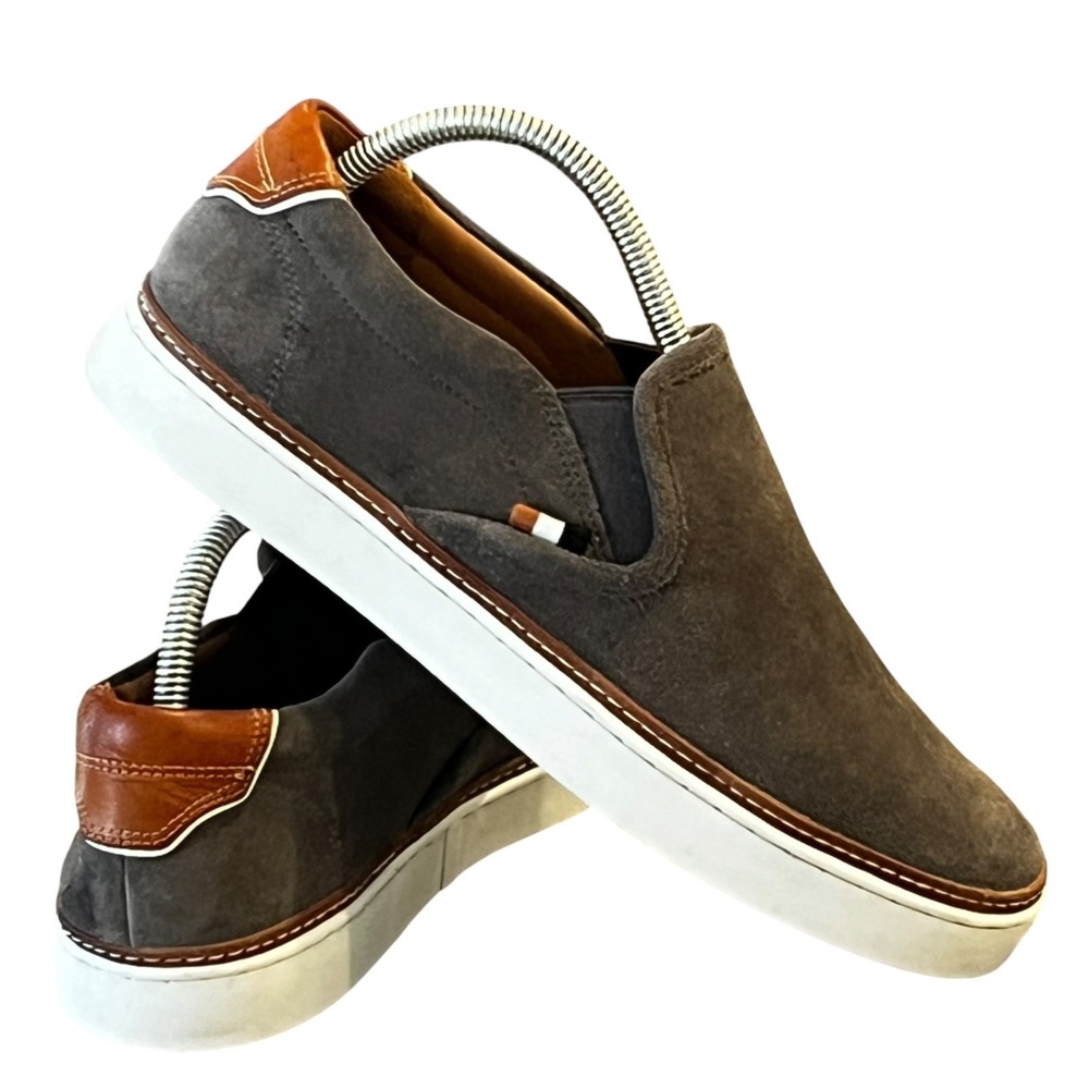 Allen Edmonds Alpha Sneakers Mens 8 D Suede Slip On 4646